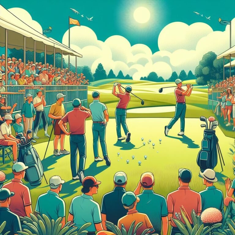 Image d'illustration d'un golf en dessin