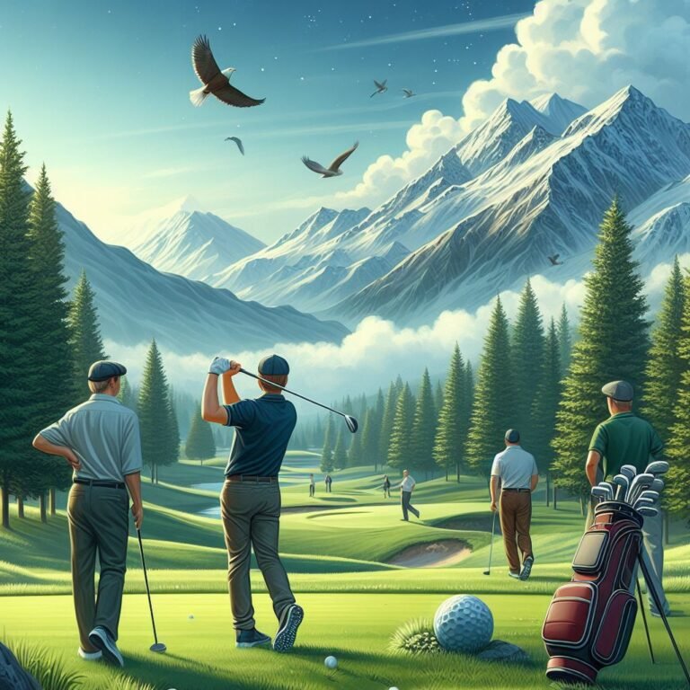 Image d'illustration d'un golf en dessin